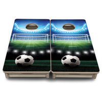 Mini Cornhole Boards - Soccer
