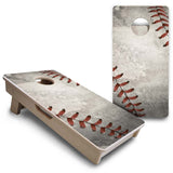 Mini Cornhole Boards - Worn Baseball & Glove