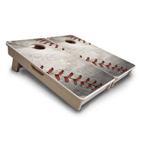 Mini Cornhole Boards - Worn Baseball & Glove