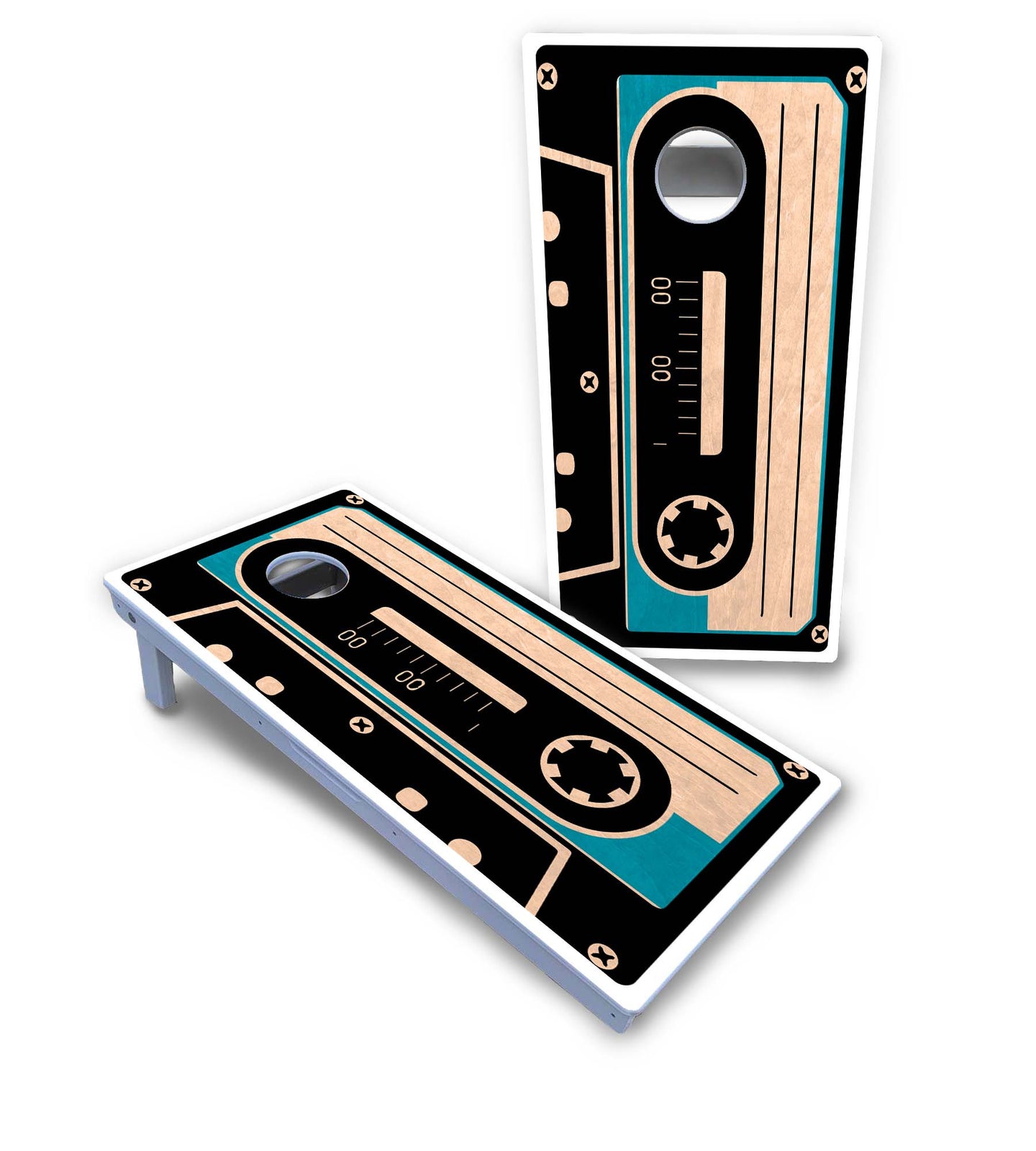 Cassette Tape Cornhole Boards - All Weather Series
