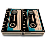 Mini Cornhole Boards - Cassette Tape