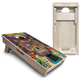 Mini Cornhole Boards - Sugar Skull