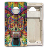 Mini Cornhole Boards - Sugar Skull