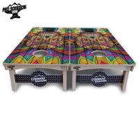 Sugar Skull Cornhole Boards - Pro Solution Elite Series - Colorful