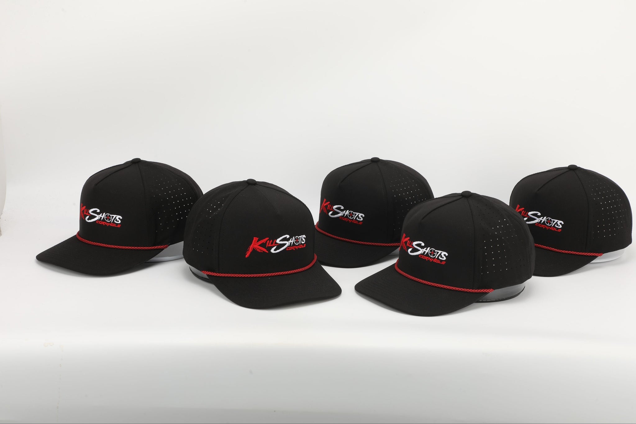 Killshots Cornhole 5 Panel Snap-Back Rope Logo Hat