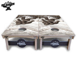 Bigfoot Whitewash Cornhole Boards - Pro Solution Elite Series