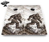 Bigfoot Whitewash Cornhole Boards - Pro Solution Elite Series