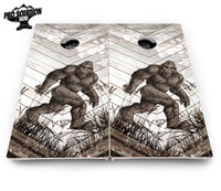 Bigfoot Whitewash Cornhole Boards - Pro Solution Elite Series