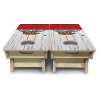 Mini Cornhole Boards - California Flag