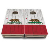 Mini Cornhole Boards - California Flag