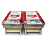 Mini Cornhole Boards - Cananda Mountain Scene