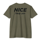 NICE Throw Shop Unisex Tee Black Logo – Multiple Colors