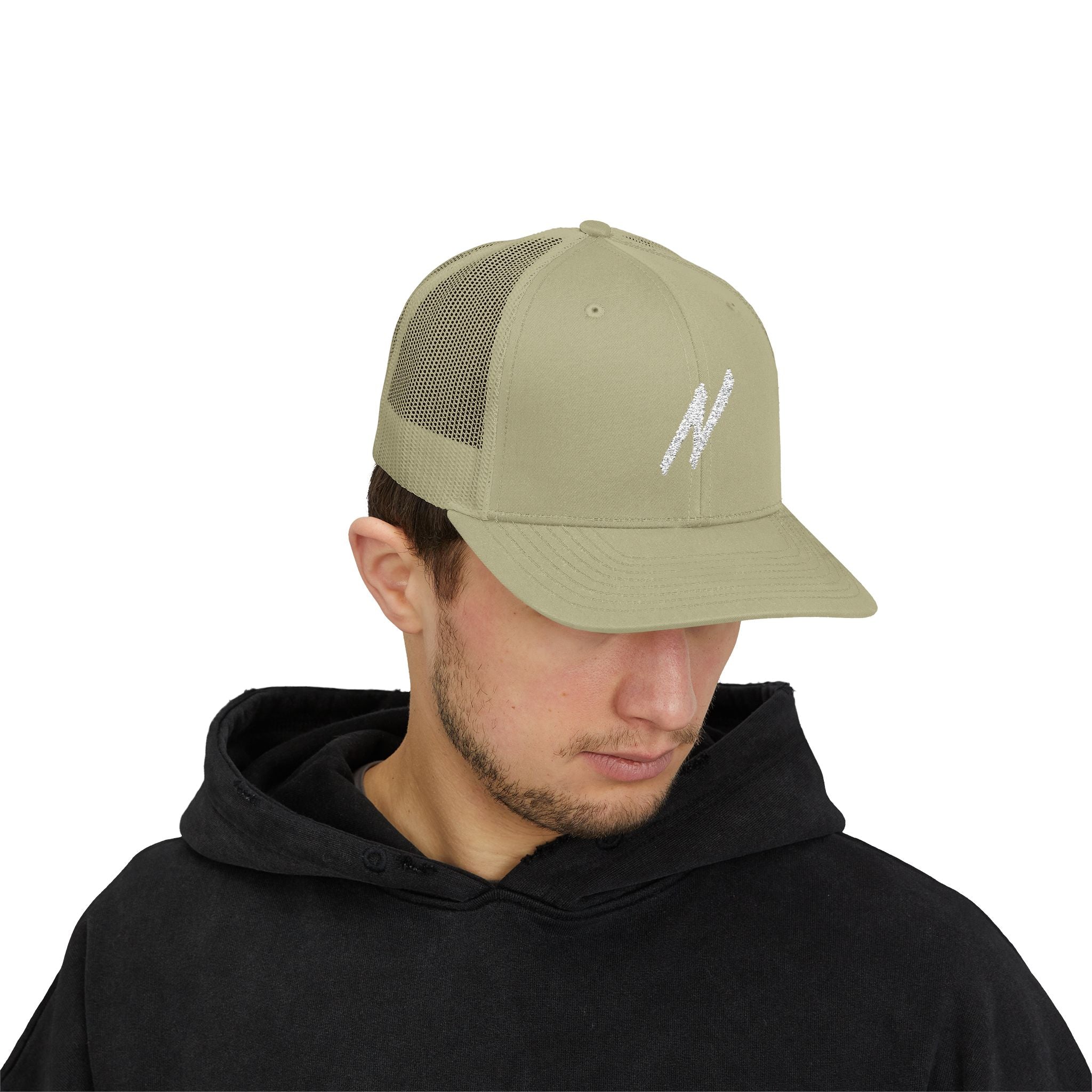 NICE Throw Shop Trucker Cap with N Design – Multiple Colors
