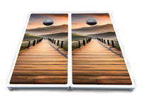 Wooden Bridge Cornhole Boards - All Weather Series