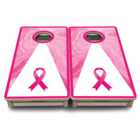 Mini Cornhole Boards - Cancer Awareness