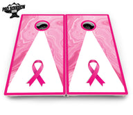 Cancer Awareness Cornhole Boards - Pro Solution Elite Series