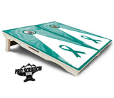 Cancer Awareness Cornhole Boards - Pro Solution Elite Series