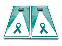 Cancer Awareness Cornhole Boards - All Weather Series