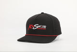 Killshots Cornhole 5 Panel Snap-Back Rope Logo Hat