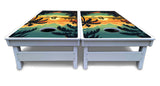 Beach Sunset Cornhole Boards - All Weather Series