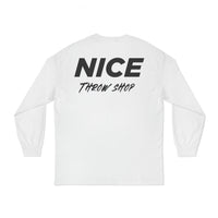 NICE Throw Shop Unisex Long Sleeve Tee with NTS Design – Multiple Colors