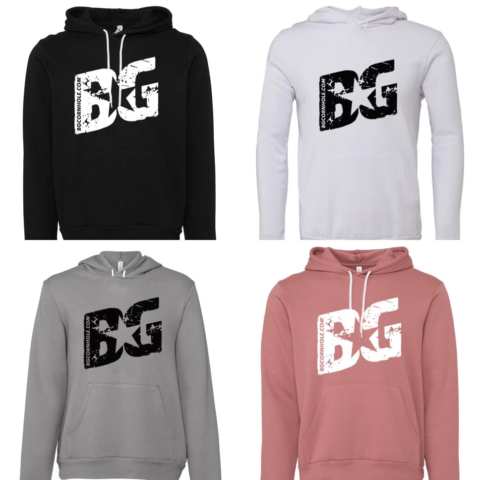 BG Cornhole - BG Logo Unisex Fleece Hoodie - Multiple Colors