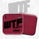 2026 WTF Cornhole X-RAY Pink/Black carpet - ACL Pro Stamped Cornhole Bags - Set of 4 bags