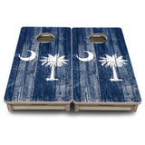 Mini Cornhole Boards - South Carolina Distressed Flag
