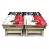 Mini Cornhole Boards - North Carolina State Flag