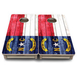 Mini Cornhole Boards - North Carolina State Flag