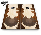 Colorado Wood Skyline Cornhole Boards - Pro Solution Elite Series