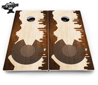 Colorado Wood Skyline Cornhole Boards - Pro Solution Elite Series