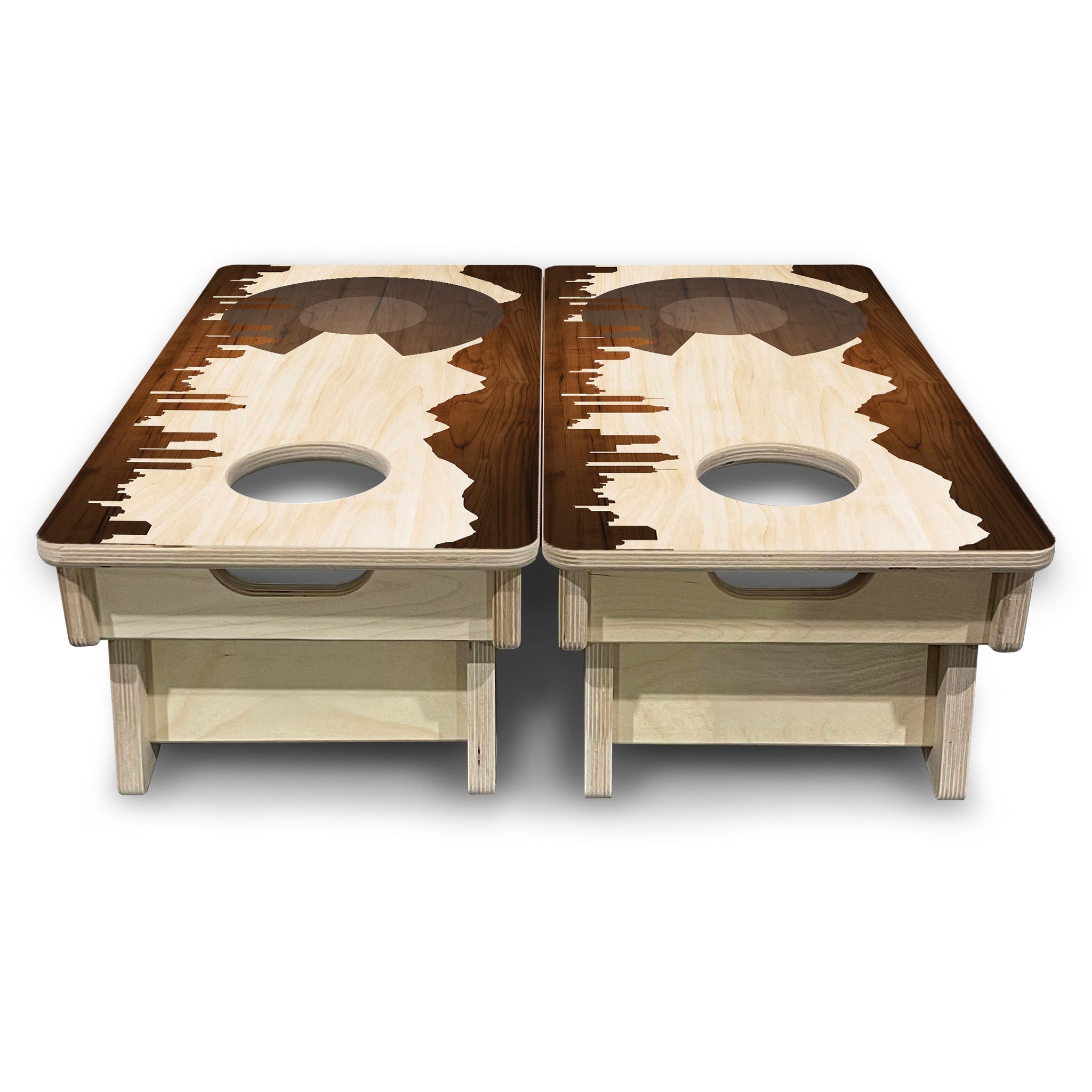 Mini Cornhole Boards - Colorado Wood Skyline