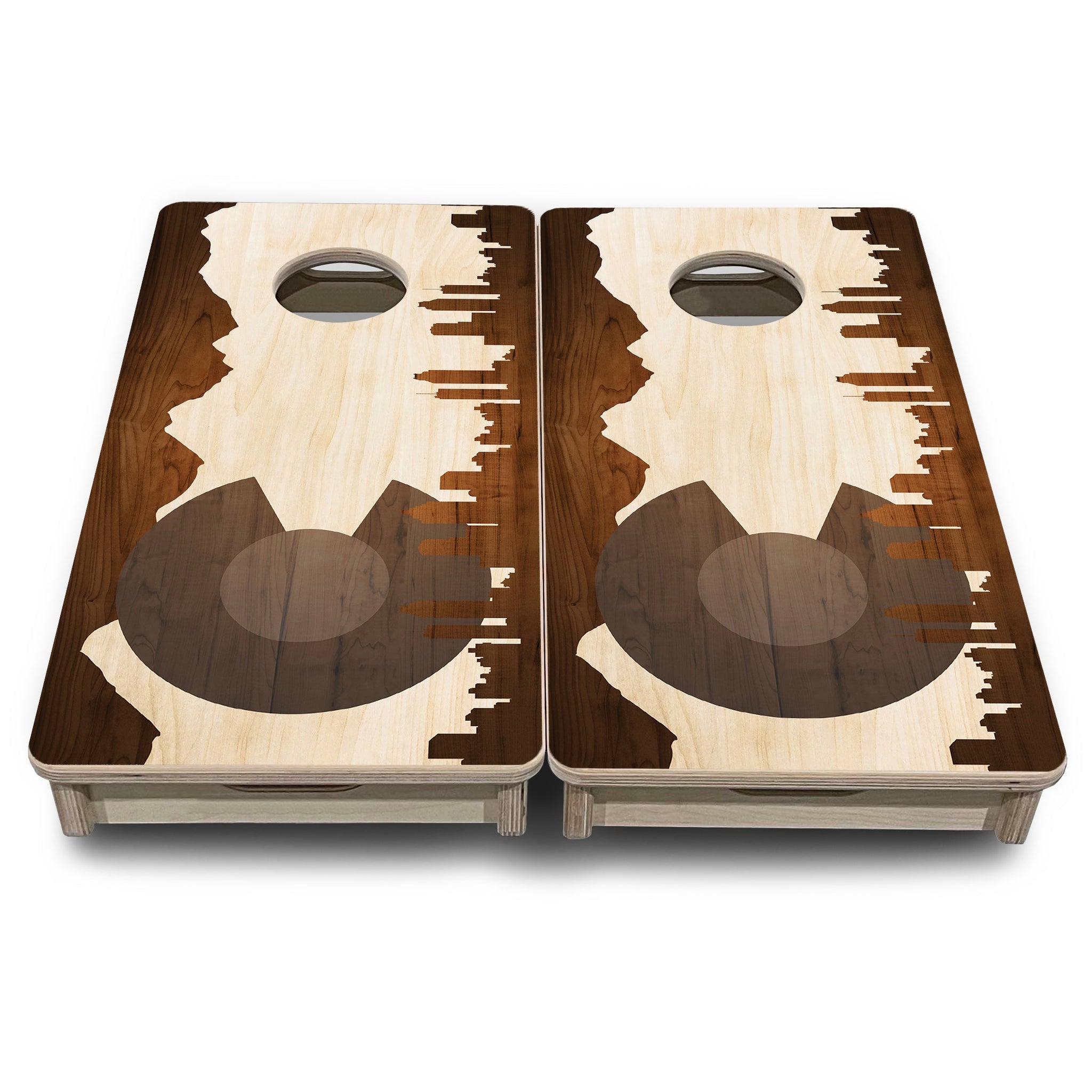 Mini Cornhole Boards - Colorado Wood Skyline