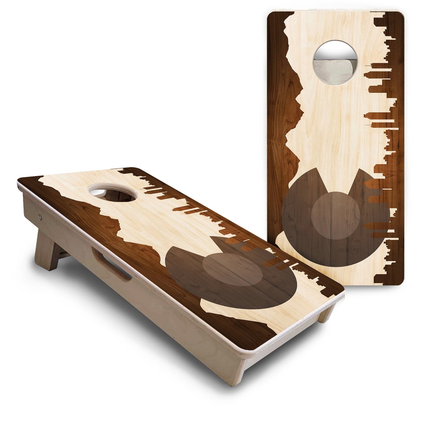 Mini Cornhole Boards - Colorado Wood Skyline