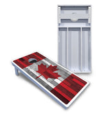 USA / Canada / Union Jack Plank Flag Cornhole Boards - All Weather Series