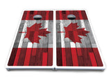 USA / Canada / Union Jack Plank Flag Cornhole Boards - All Weather Series