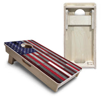 Mini Cornhole Boards - USA / Canada / Union Jack Plank Flag