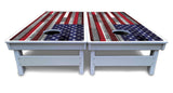 USA / Canada / Union Jack Plank Flag Cornhole Boards - All Weather Series