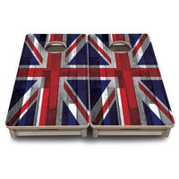 Mini Cornhole Boards - USA / Canada / Union Jack Plank Flag