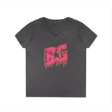 BG Cornhole Women's Drip V-Neck T-Shirt - Multiple Colors