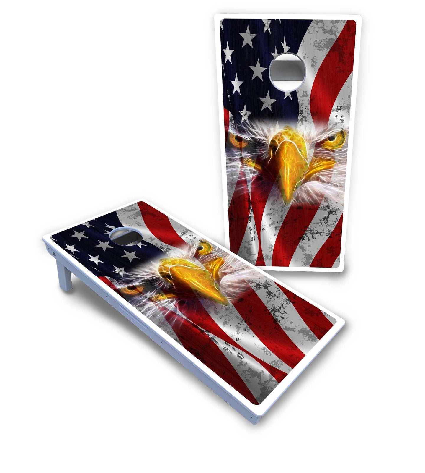 Electric Eagle Cornhole Boards - All Weather Series
