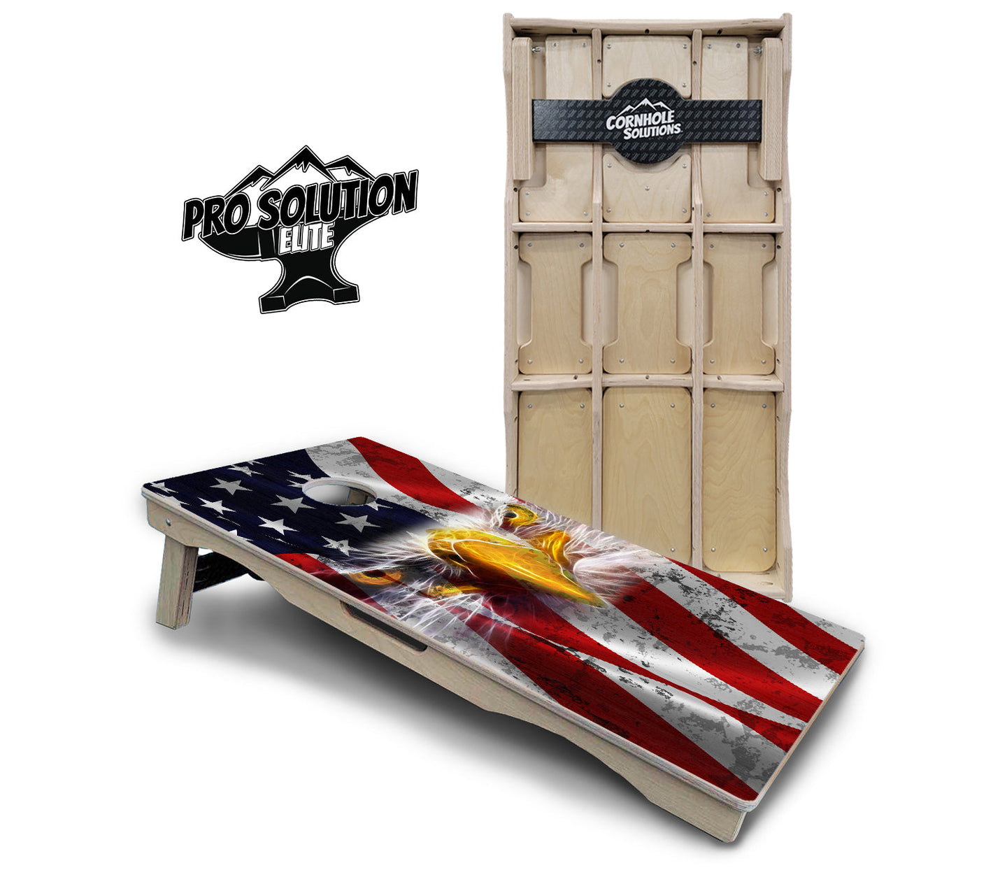 Electric Eagle Cornhole Boards - Pro Solution Elite Series