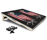 Guns & Flag Cornhole Boards - Pro Solution Elite Series