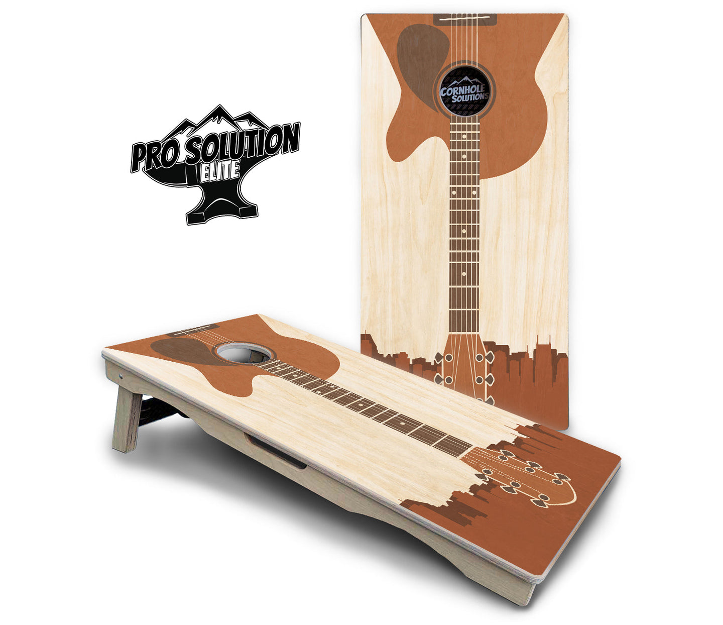 Guitar Cornhole Boards - Pro Solution Elite Series