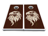 Stained Flag & Eagle Cornhole Boards - All Weather Series