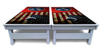 TN/USA Red Flag Cornhole Boards - All Weather Series
