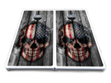Skull Flag Cornhole Boards - All Weather Series