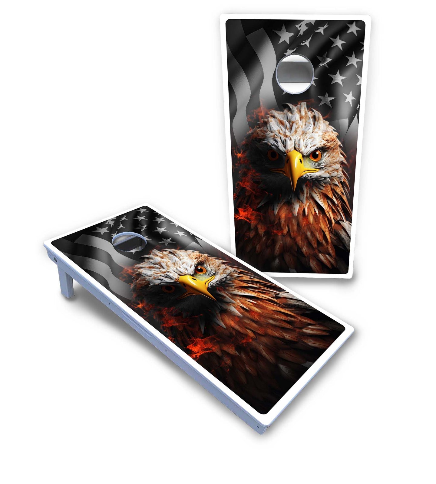 Fire Eagle Cornhole Boards - All Weather Series