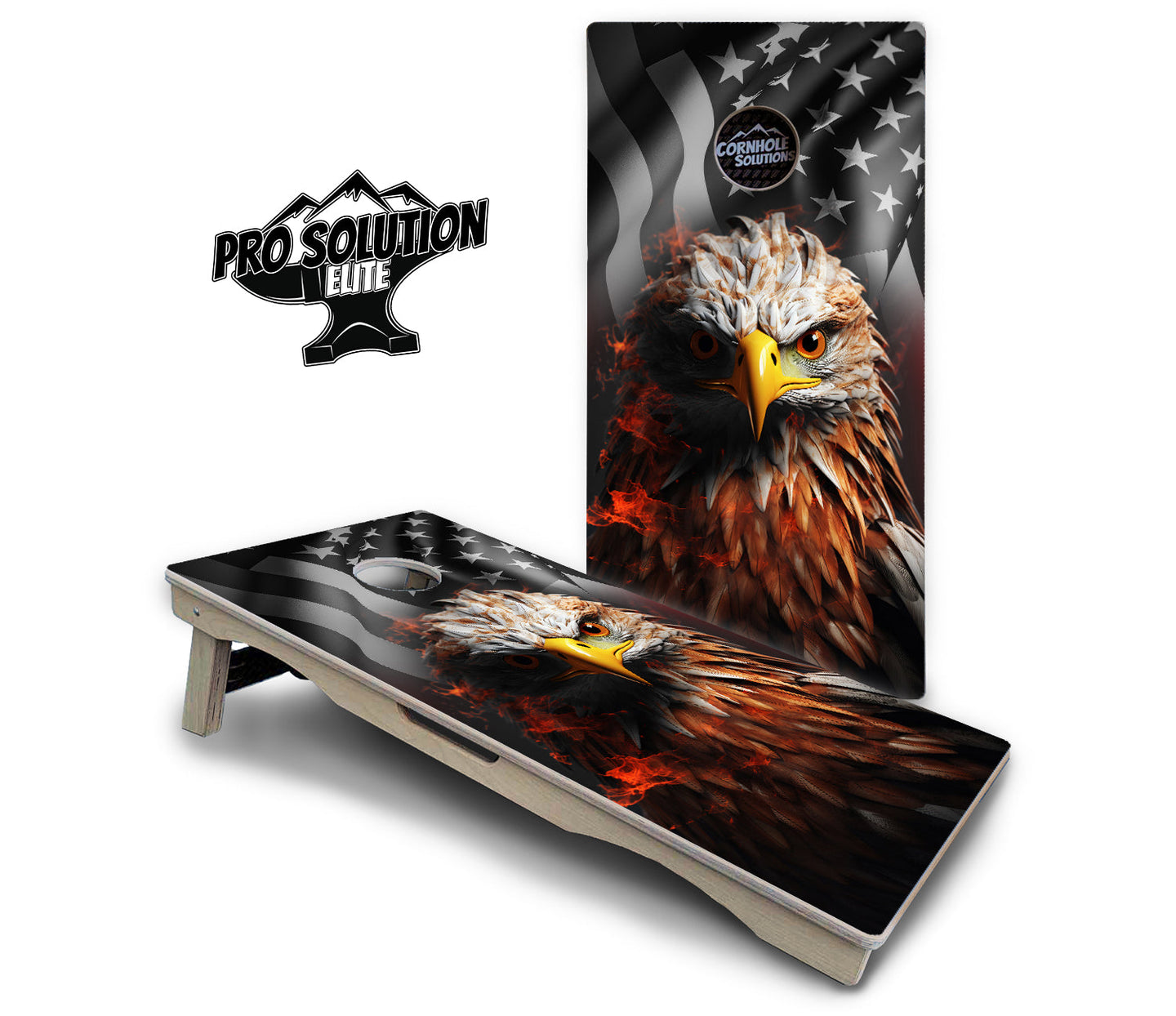 Fire Eagle Cornhole Boards - Pro Solution Elite Series